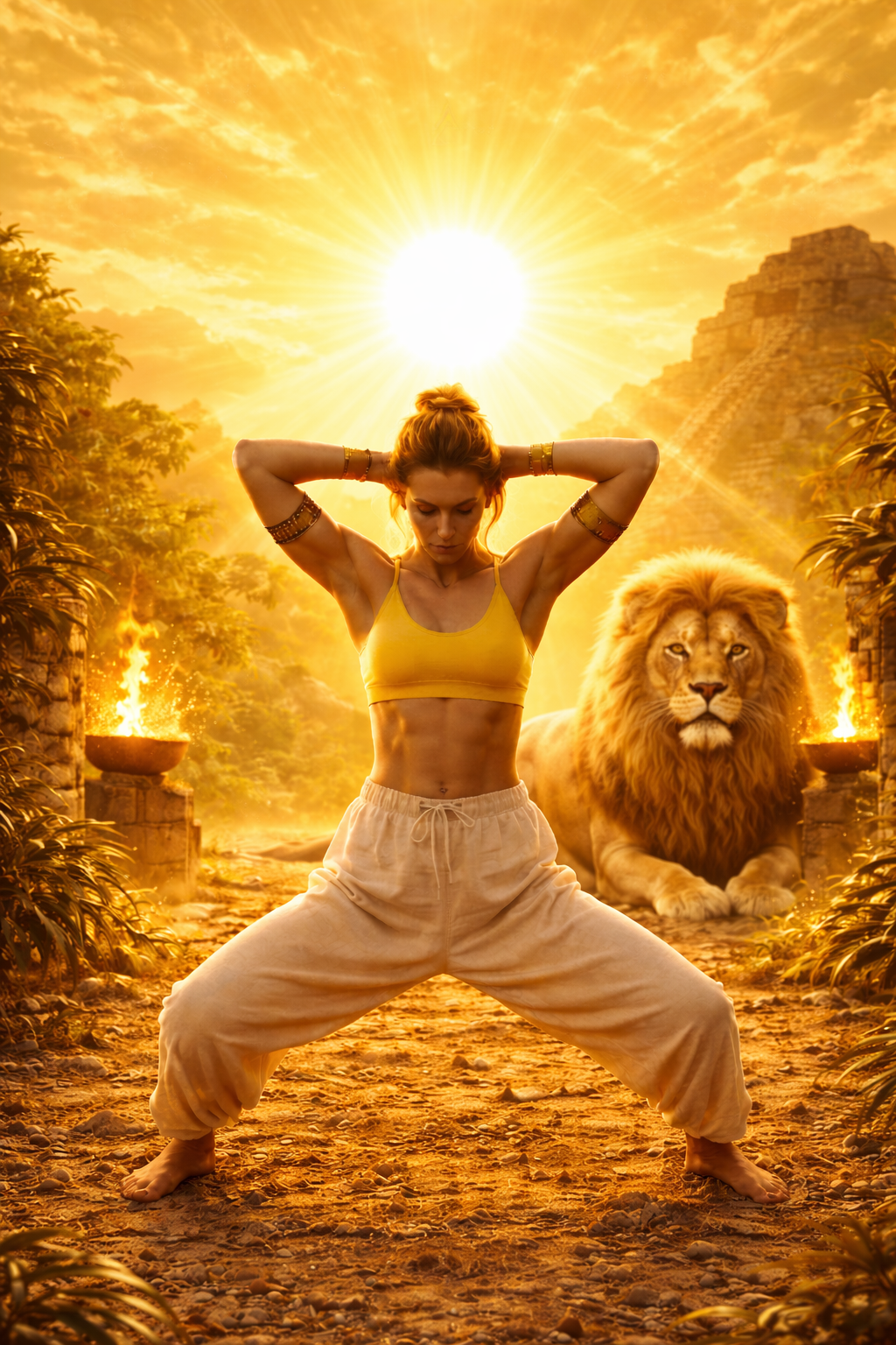Lion — the Solar Plexus key of the 7 Keys of Innsaeiland